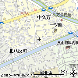 高知県高知市中久万257周辺の地図