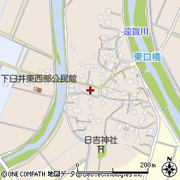 福岡県嘉麻市下臼井581周辺の地図