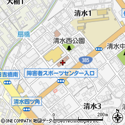 福岡市立　南障がい者フレンドホーム周辺の地図