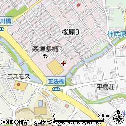福博中央区公民館周辺の地図