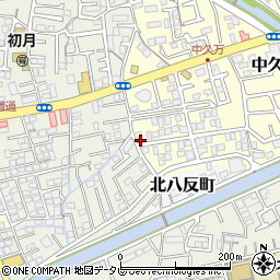 高知県高知市中久万587周辺の地図