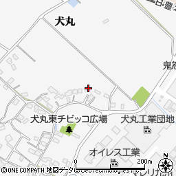 大分県中津市犬丸470-1周辺の地図