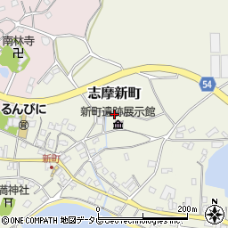 福岡県糸島市志摩新町周辺の地図