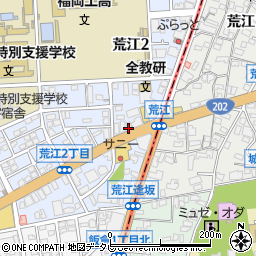 福岡県福岡市早良区荒江2丁目10-12周辺の地図