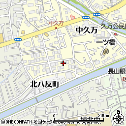 高知県高知市中久万517周辺の地図