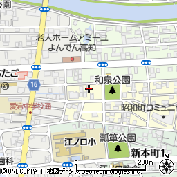 高知県高知市昭和町17-20周辺の地図