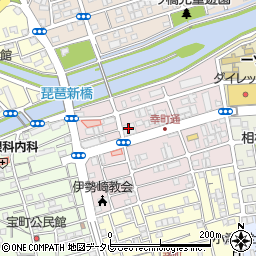 柳川機工周辺の地図