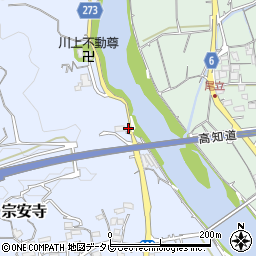 高知県高知市宗安寺834周辺の地図