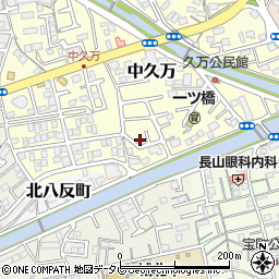 高知県高知市中久万244-39周辺の地図