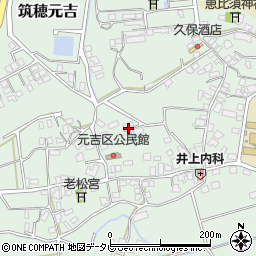 福岡県飯塚市筑穂元吉397周辺の地図