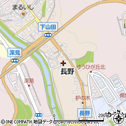 福岡県嘉麻市長野184周辺の地図