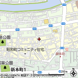 高知県高知市昭和町22-12周辺の地図