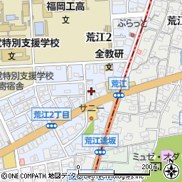 福岡県福岡市早良区荒江2丁目10-19周辺の地図