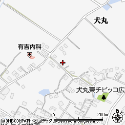 大分県中津市犬丸1743-7周辺の地図