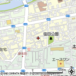 高知県高知市塩田町3-6周辺の地図