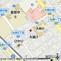 因幡電機産業九州営業所周辺の地図