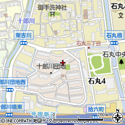 ＵＲ都市機構十郎川団地１５周辺の地図