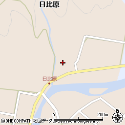 徳島県海部郡海陽町日比原日比原周辺の地図
