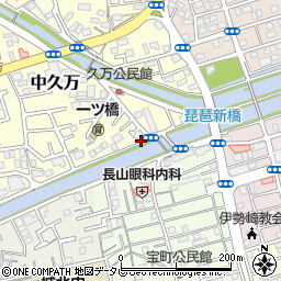 高知県高知市中久万6-1周辺の地図