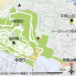 福岡県福岡市中央区平尾浄水町16周辺の地図