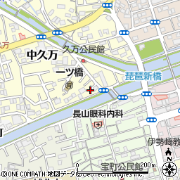 高知県高知市中久万12-7周辺の地図