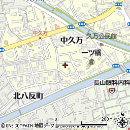 高知県高知市中久万244-44周辺の地図