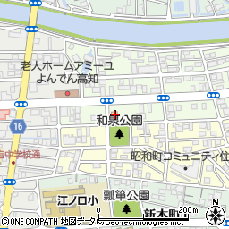 セブンイレブン高知和泉町店周辺の地図