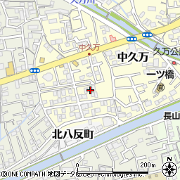 高知県高知市中久万533周辺の地図