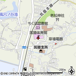 飯塚市筑穂体育館周辺の地図