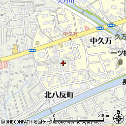 高知県高知市中久万529周辺の地図