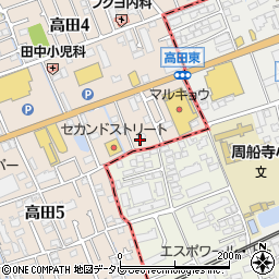 福岡故繊維加工有限会社周辺の地図