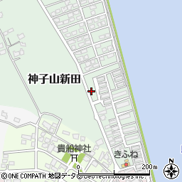 大分県宇佐市神子山新田39周辺の地図