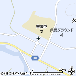 徳島県海部郡海陽町久保北田周辺の地図
