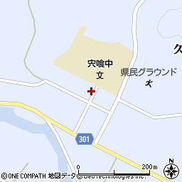 徳島県海陽町（海部郡）久保（北田）周辺の地図
