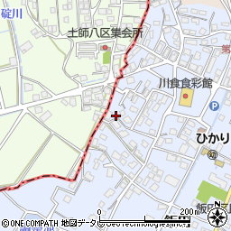 福岡県嘉麻市飯田350周辺の地図