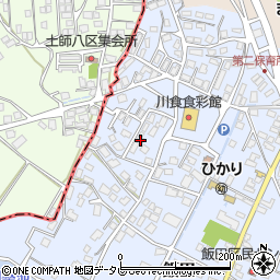 福岡県嘉麻市飯田361周辺の地図