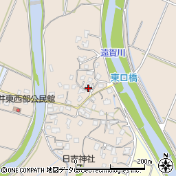 福岡県嘉麻市下臼井596周辺の地図