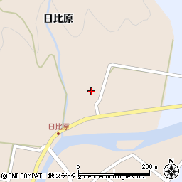 徳島県海部郡海陽町日比原日比原59周辺の地図