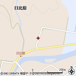 徳島県海部郡海陽町日比原日比原16周辺の地図