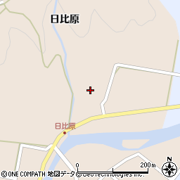徳島県海部郡海陽町日比原日比原57周辺の地図