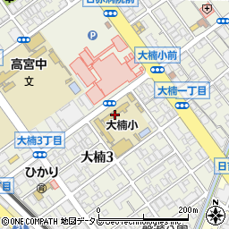 福岡市立大楠小学校周辺の地図