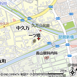 高知県高知市中久万14-11周辺の地図