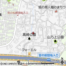 福岡県福岡市西区上山門2丁目36周辺の地図