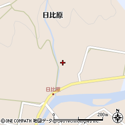 徳島県海部郡海陽町日比原日比原55周辺の地図