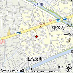 高知県高知市中久万542周辺の地図
