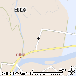 徳島県海部郡海陽町日比原日比原14周辺の地図