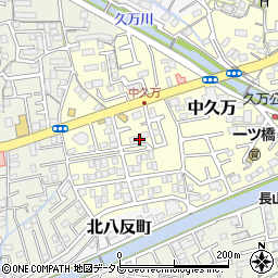 高知県高知市中久万540周辺の地図