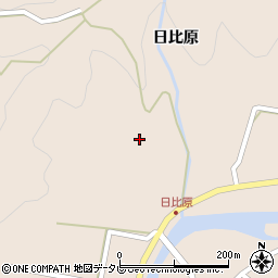 徳島県海部郡海陽町日比原日比原127周辺の地図