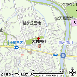 桂ヶ丘公民館周辺の地図