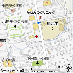 ＪＲ九州ドラッグイレブン小田部店周辺の地図
